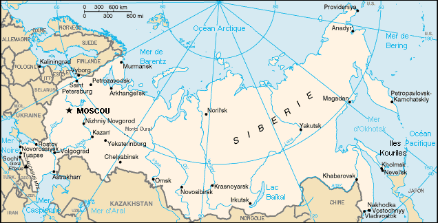 Dcouvrez une vue gnrale de la Russie !