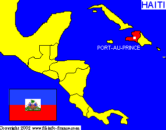 Cliquez sur la carte pour dcouvrir un pays d'Amrique centrale !