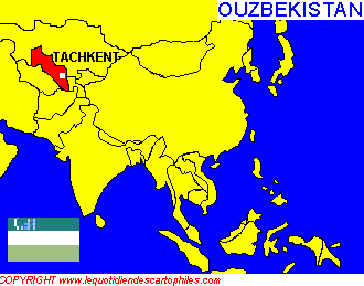 Cliquez sur la carte pour slectionner un pays d'Asie !