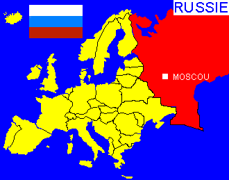 La situation gographique de la russie