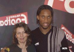 Marie CHATRON-COLLIET et Didier DROGBA