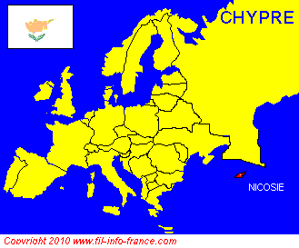 Carte de Chypre