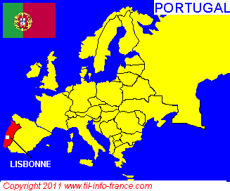 Carte du Portugal