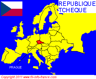 Carte de la Rpublique tchque