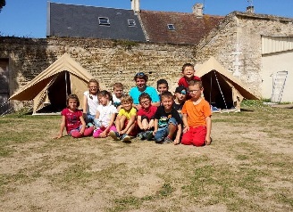 Les enfants ont dcouvert les joies du camping