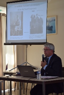 L’historien a appuy sa confrence sur des photos d’poque