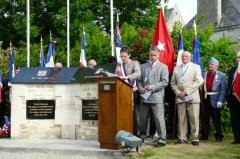 Valrie Blandin, a rendu hommage  la 90 th DI et  la 82me Airborne