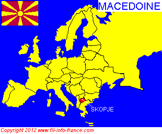 Carte de la Macdoine