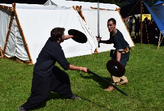 Combat de preux chevaliers